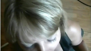 Seductive Blonde MILF Strips and Fingers to Explosive Orgasm