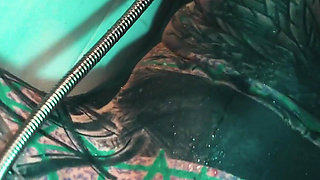 Solo Teen Masturbation Testing My New Shower Wand Toy