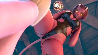 3D animated bang-out game with big ass and big tits featuring Xworld666