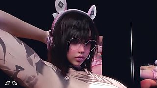 VirtualHeaven 3D VR Hentai: Luna Pole Dance and Riding Dick - Big Tits, Creampie, Cumshot