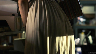 Wicked - Voyeur Babe Spies on Couple Fucking and Joins for Hot Threesome