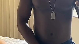 The Neighbor Punched His Black Cock Without a Condom in the Hottie's Pussy