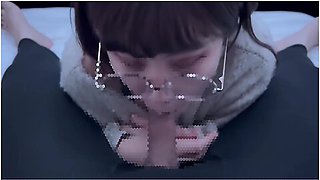 Hentai Anime In メカネっ子か興奮してフェラて精子をたっふり搾り取る Cum In Mouth Blowjob