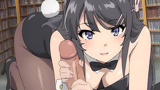sex in library with stepsister Mai Sakurajima Bunny Girl anime hentai cartoon naruto one piece creampie japanese indian asian