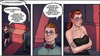 This romantic world - college party ends with student hookups