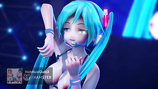 mmd r18 Miku GimmeXGimme vrchat fap hero anal sex game 3d hentai ahegao cosplay public sex