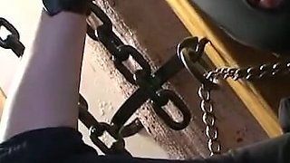 Dominating humiliating tits pinching