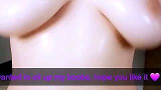 Great Big Boobs On Masturbating Redhead