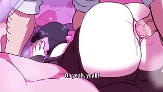 curvy Cum princess begs for creampie - Hentai