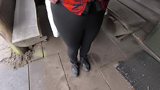 Cunt and Boobs Nice Red Banging at Picnic