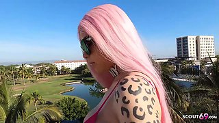 Pink Hair Spic filthy sex clip