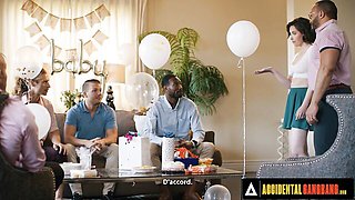 Face fucking porn with adorable Michael Vegas and Casey Calvert from Accidental Gangbang