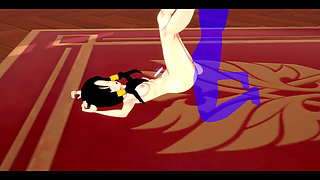 Dragon Ball Hentai - Videl Fucked and Handjob - Japanese Asian Manga Anime Film Game Porn