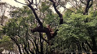 Amateur blonde teen stunner fucked hard and deep outdoors