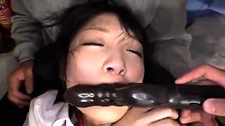 Lovely Japanese schoolgirl learns a lesson in hardcore sex
