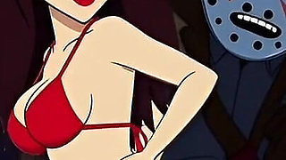 Sex Party with Sluts at Camp Crystal Lake. Cartoon