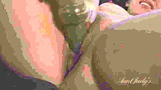 Lisa Smith has a big dildo