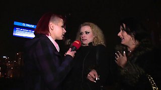 Anita Vixen sucks some stranger?s hard cock after flashing