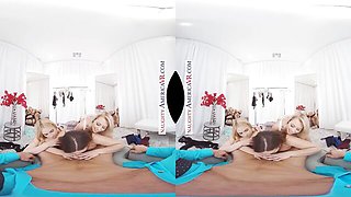 Lesbian porn with magnetic Natasha Nice and Sarah Vandella from Naughty America