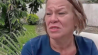 Perv Grandma Hires Young Gardener and Ends up Fucking Him Hard in the Ass