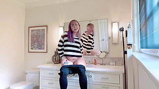 Desperate Pee in the Sink