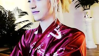 Curly Blonde Teen Records Solo Dildo Masturbation More at