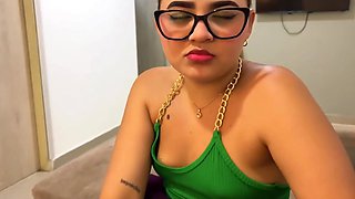 Curvy Bootylicious Nerdy Latina Chick Pleases Me With Great BJ & Sex While Her Husband Is Out