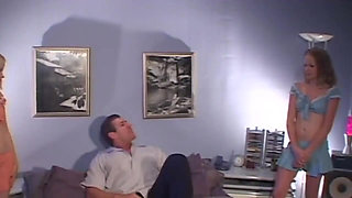 Stepdad Fucks His Teen Stepsisters