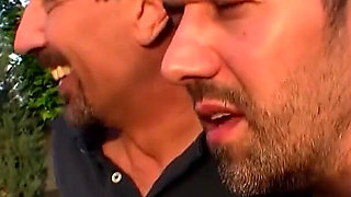 Outdoor DP Threesome Wild Fuck Fest