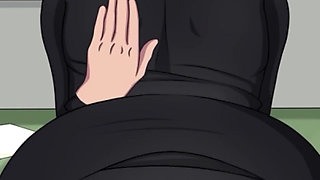 Naruto: Kunoichi Trainer - Hot Blonde Secretary Babe with a Big Perfect Ass and Anal Sex with Creampie at Office