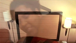 Big fat ebony woman with big boobs takes a massive black rod