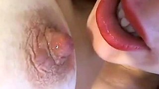 Webcam Tease Sucking and Playing with My Nipples