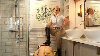 Servants Swirlie Sentence, a Classic Swirlie Repeated Flushes, Bogwash, Toilet Humiliation and Cleaning