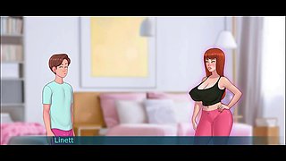 Sensual encounter with a sexy ghost in a magical world