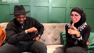 Hijabi Housewife Aaliyah Yasin Gets Blessed by BBC Priest Dimitri's Holy Cum Facial