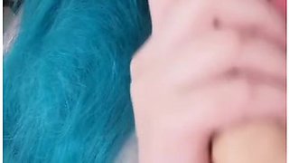 Suck A Big Dildo In The Bathroom While No One Is Around Loly Kityy