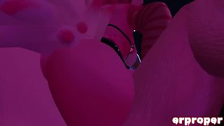 Anime VRchat Furry Dragon and Rex Fuck Hard in New Manga Porn