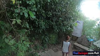 Big ass Thai GF sex after the beach