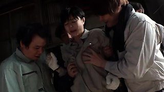 Group sex hardcore double blowjob swallowing cum