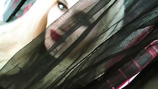 Black Seamed Pantyhose Domination