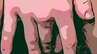 Cartoon Teen Masturbating in the Forest