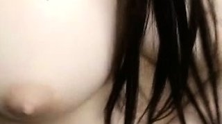 Amateur Asian teen sucks this big hard cock