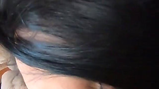 Golden Dress, Fur & Smoking - Hairy Pussy, Deep Blowjob & Hard Doggy on a Freezer