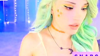 Blonde Teen Sucking Big Cock