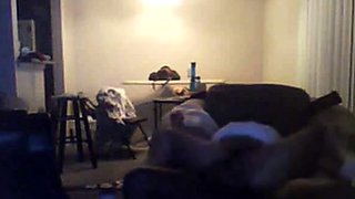 Black Stud Dominates Amateur White Slut on Webcam