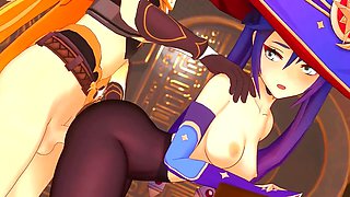 Hentai, genshin impact, hardcore