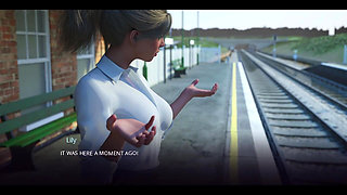 Village Slut Tranformation - Busty Dirty Blonde University Girl Gets Lost in a Strange Village