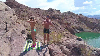 Fucking and Sucking on Top of a Mountain