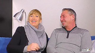 German Blonde Horny Housewife Is Fucked Hard Sex Tape With Debby Fountain