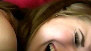 Licked Flat on the Kitchen Counter - Pale Redhead Finishes Under the Magic Wand in the Red Bed